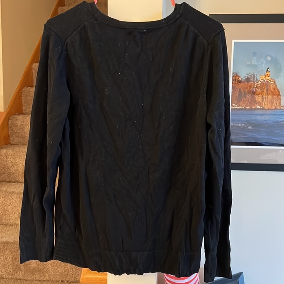 Black button up cardigan extra large Merona - Picture 10 of 16
